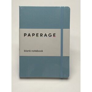 Paperage Blank Notebook Sky Blue Hardcover Journal 160 Pages 5.7 x 8 Inch 80723
